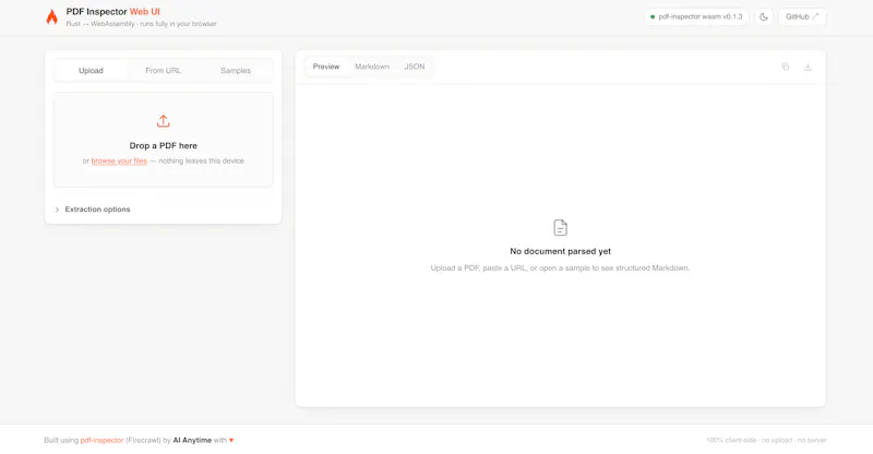 PDF Inspector Web UI screenshot 3