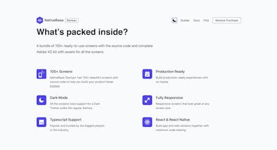 NativeBase Startup+ gallery image