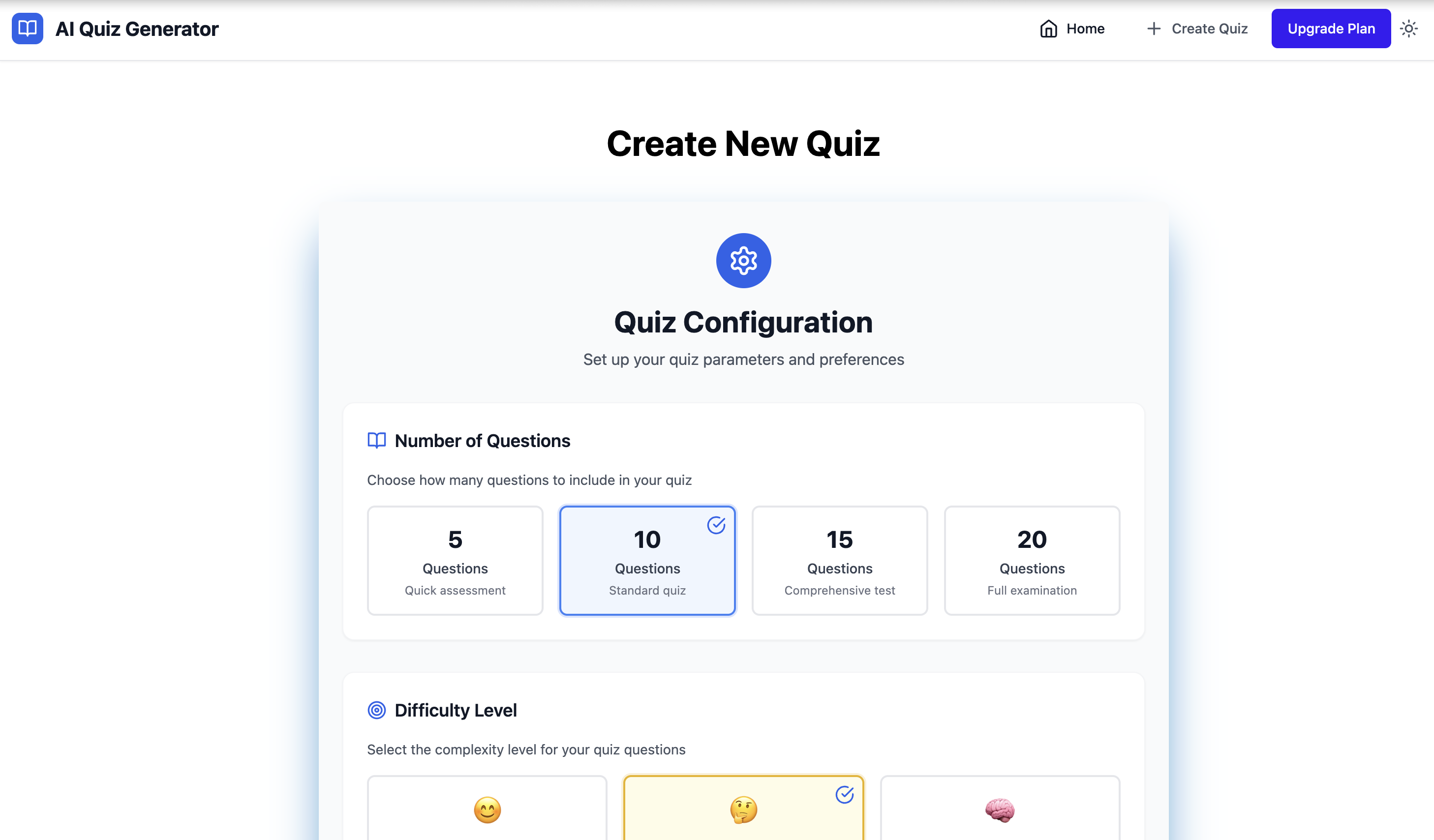 AI Quiz Generator gallery image