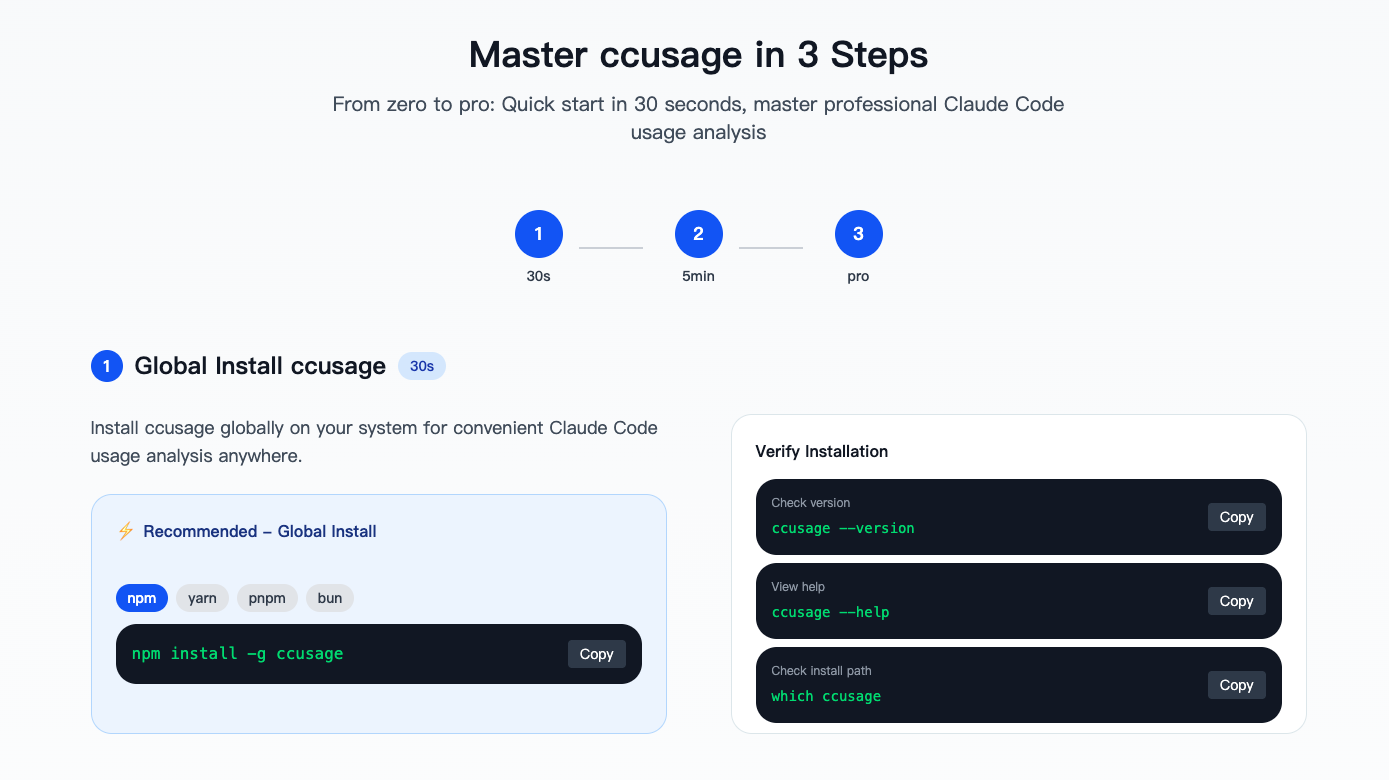 วิธีใช้ ccusage - เครื่องมือวิเคราะห์การใช้รหัส Claude media 1