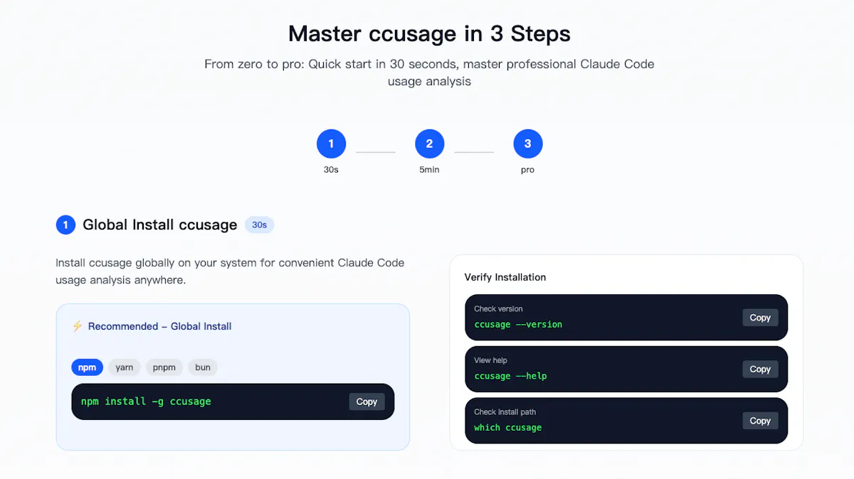 How to use ccusage