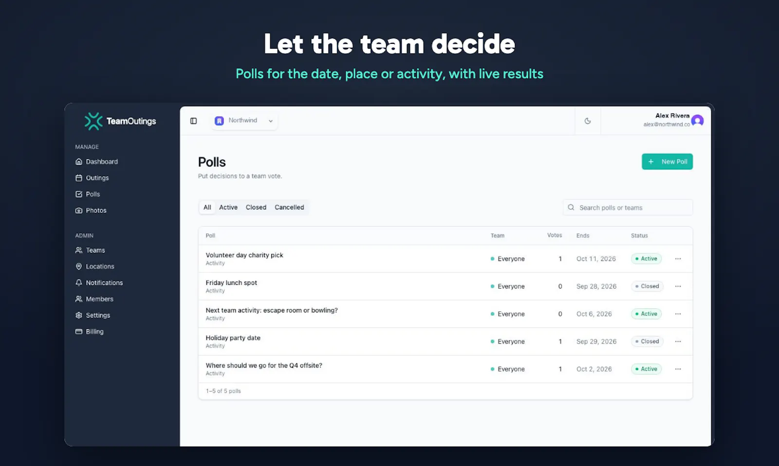 TeamOutings screenshot 4