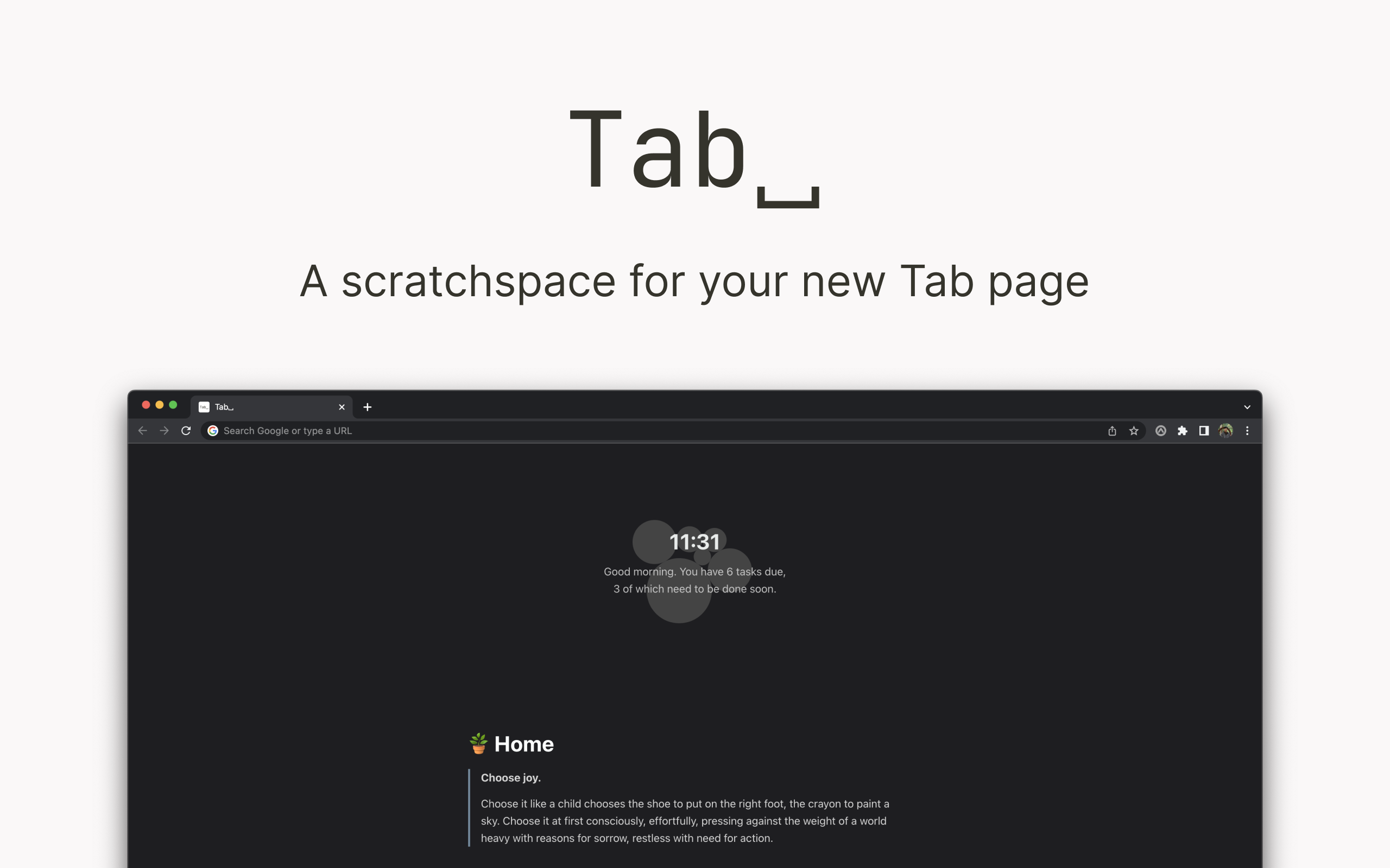 TabSpace