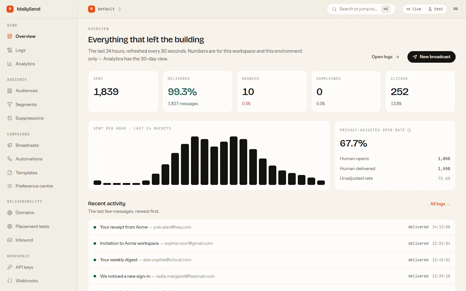MailySend screenshot 3