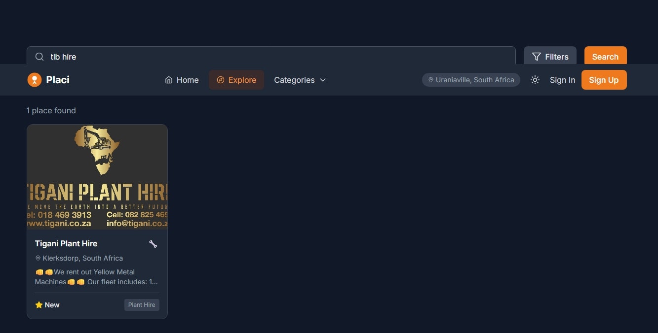 Placi.net - Screenshot 3 showing product features and functionality