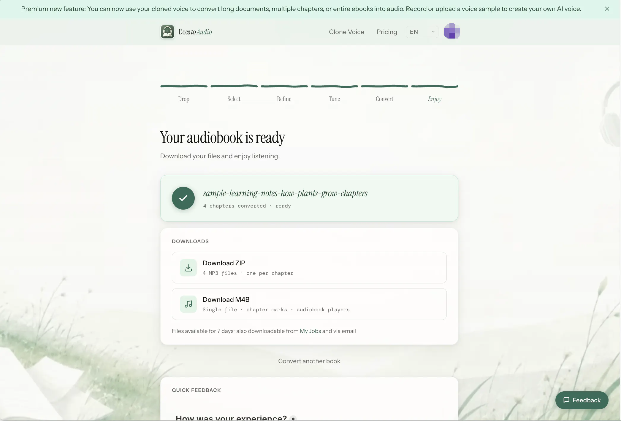 DocsToAudio gallery image