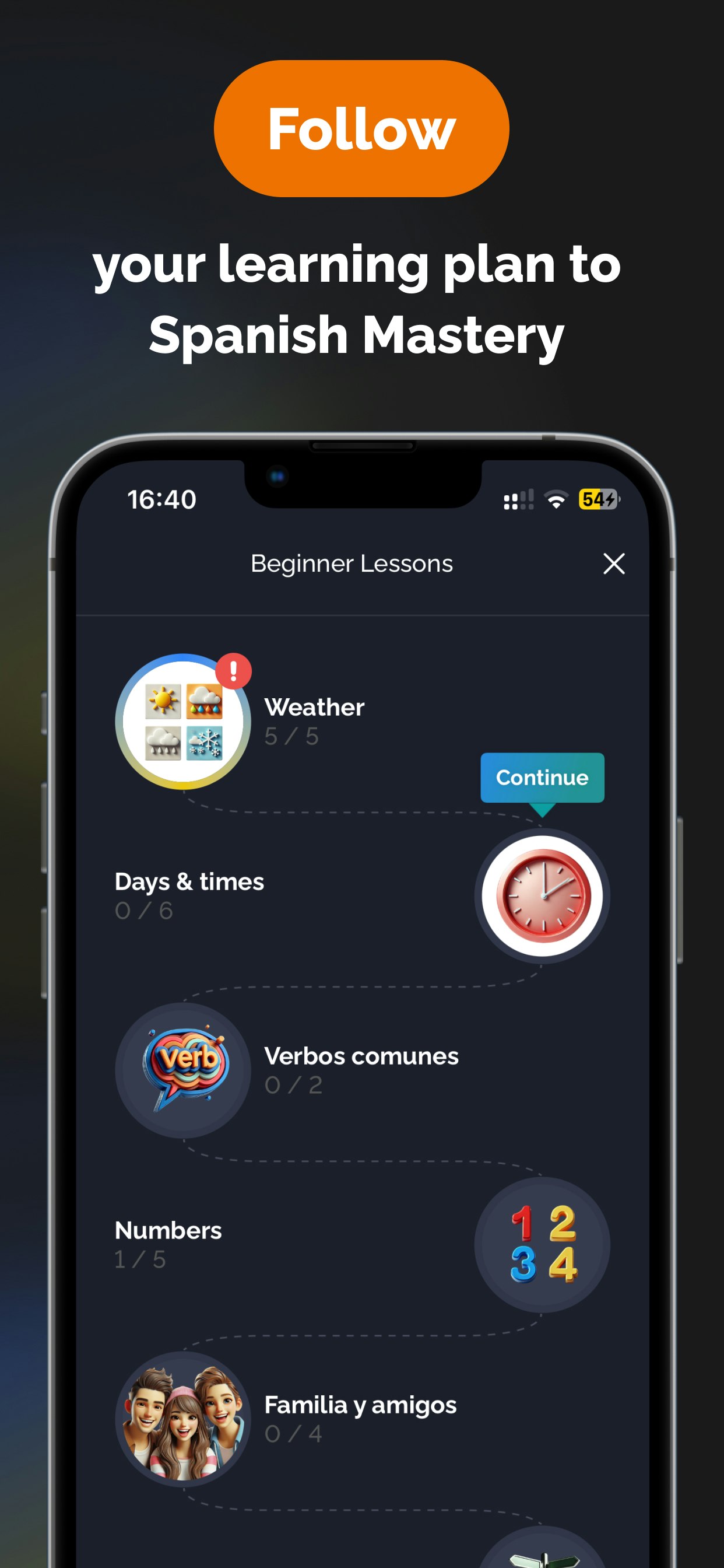 Fluentjoy Spanish - Screenshot 3 showing product features and functionality