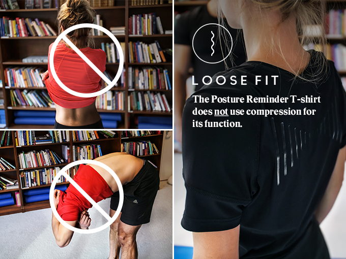 Posture Reminder T-shirt gallery image