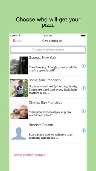 Give a Pizza gallery image