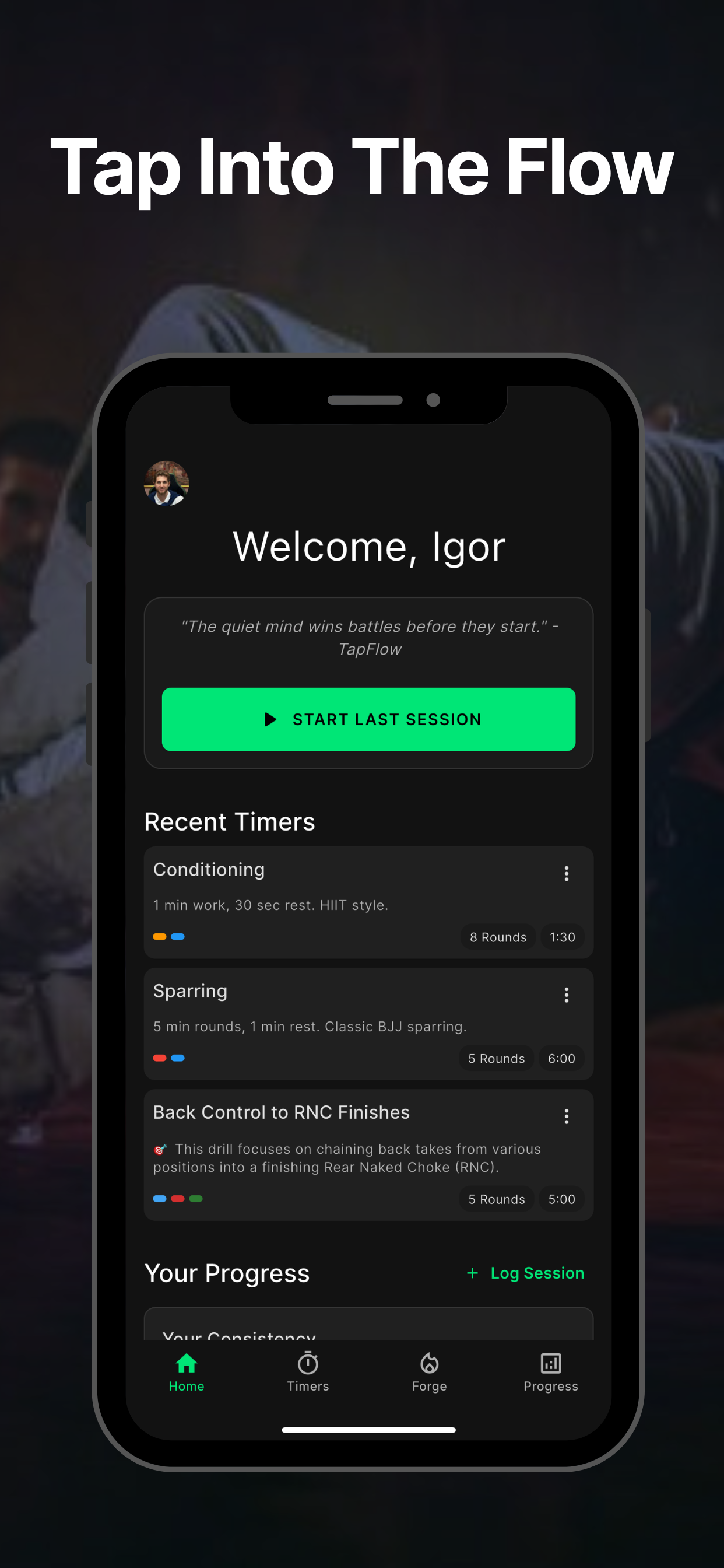 TapFlow: BJJ Timer & Drills - Screenshot 5 preview