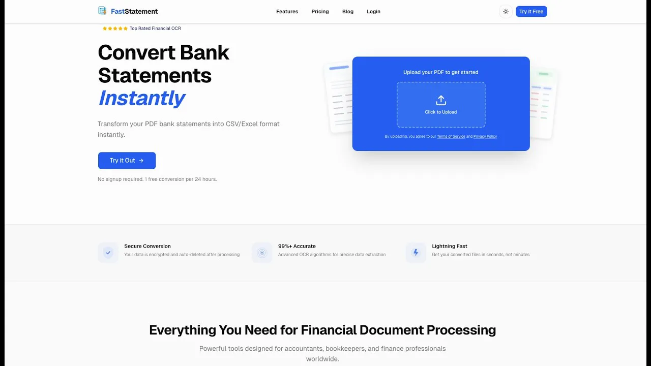 FastStatement Converter gallery image