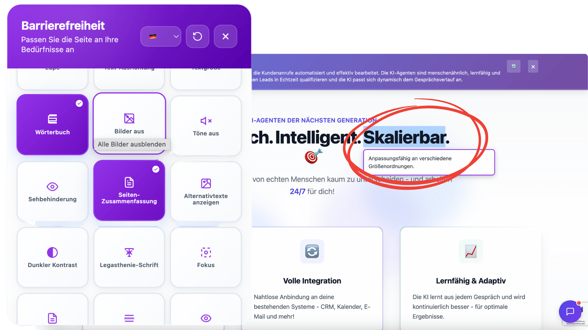 BarrierEase - Main screenshot showing features and interface