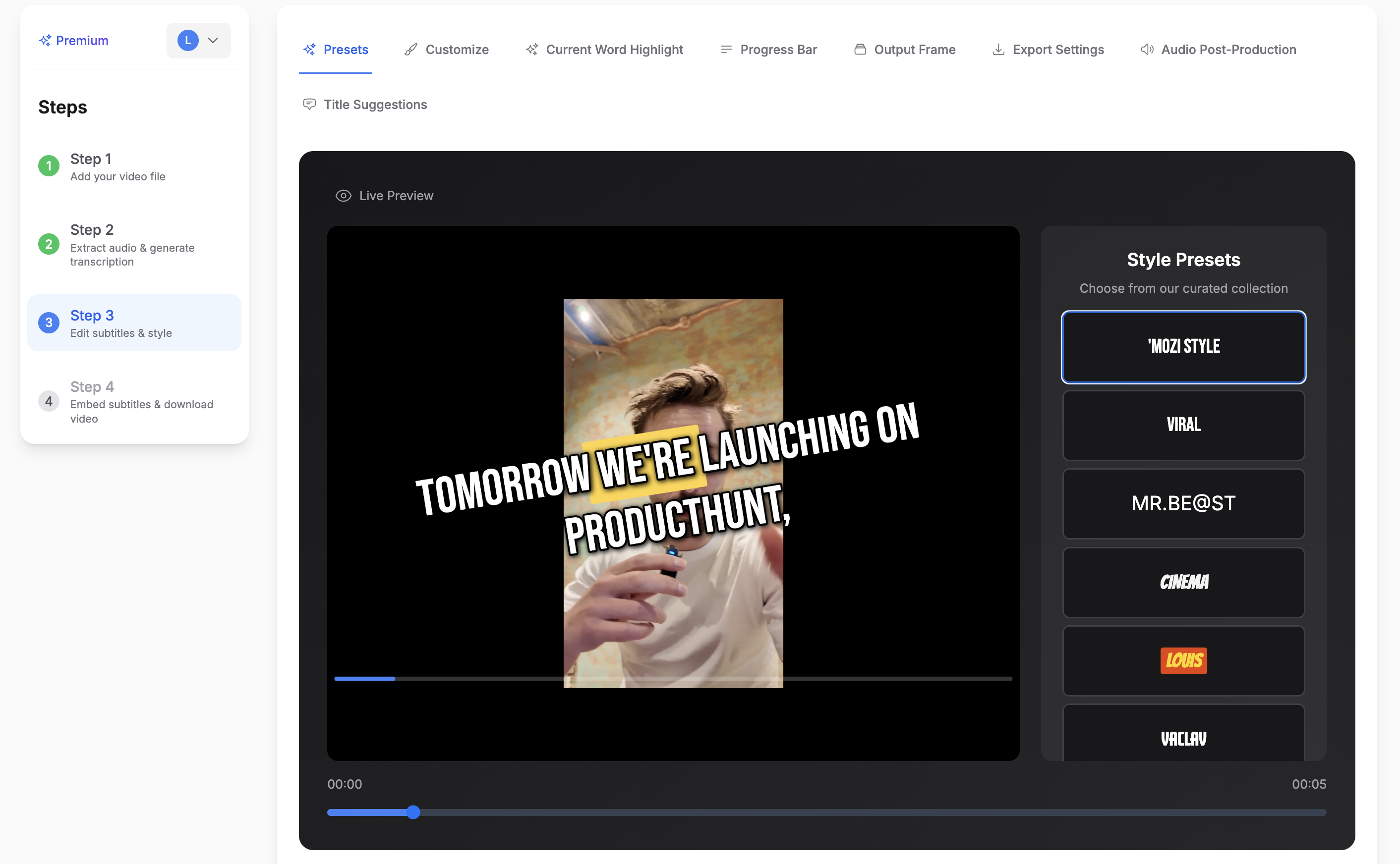 SubtitlesFast gallery image