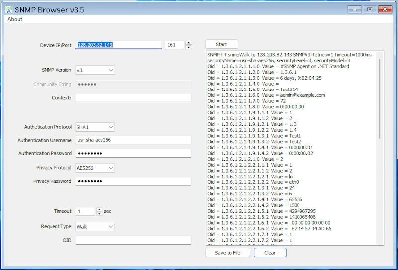 SNMP Browser v3.5 screenshot 2