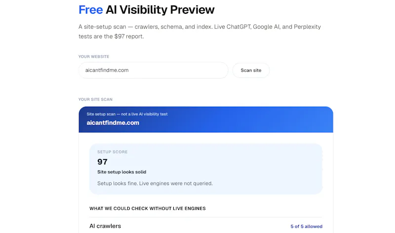 AI Can't Find Me screenshot 2