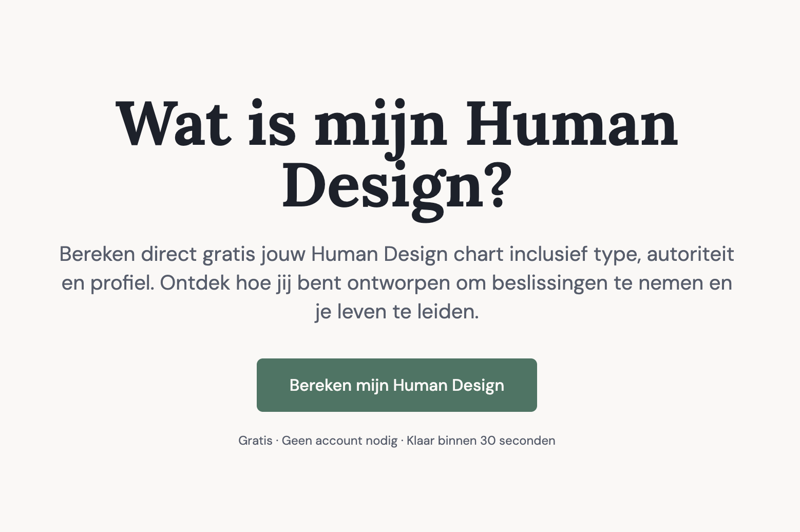 Human Design Calculator