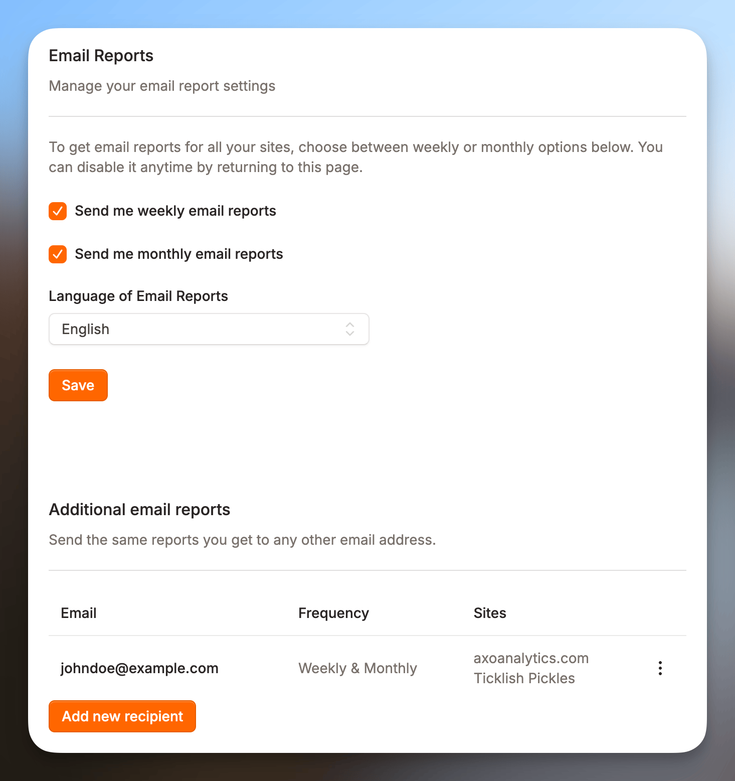 Axo Analytics gallery image