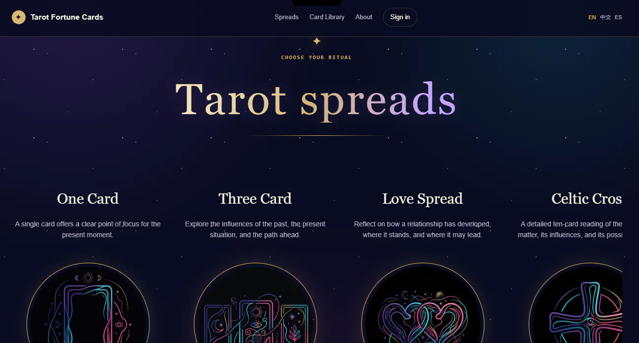Tarot Fortune Cards gallery image