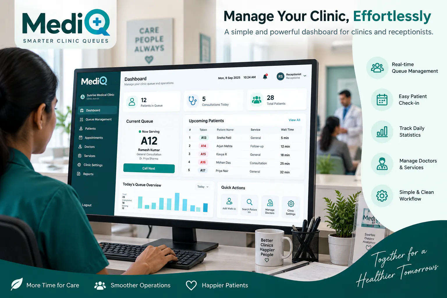 MediQ — Smarter Clinic Queues gallery image