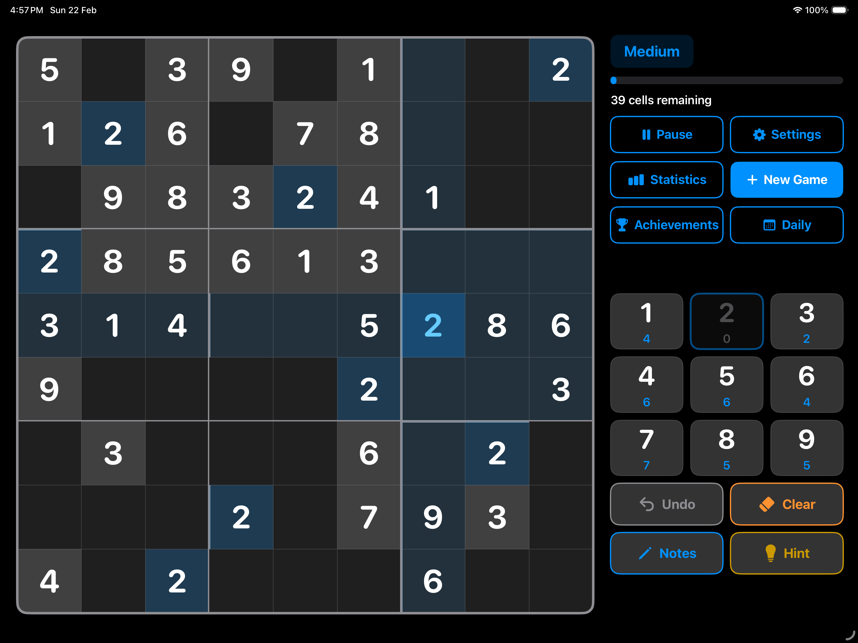 Clear Sudoku 9 - Main product screenshot demonstrating key features and user interface