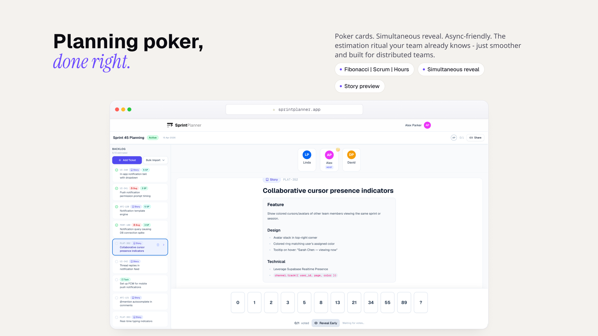 SprintPlanner gallery image