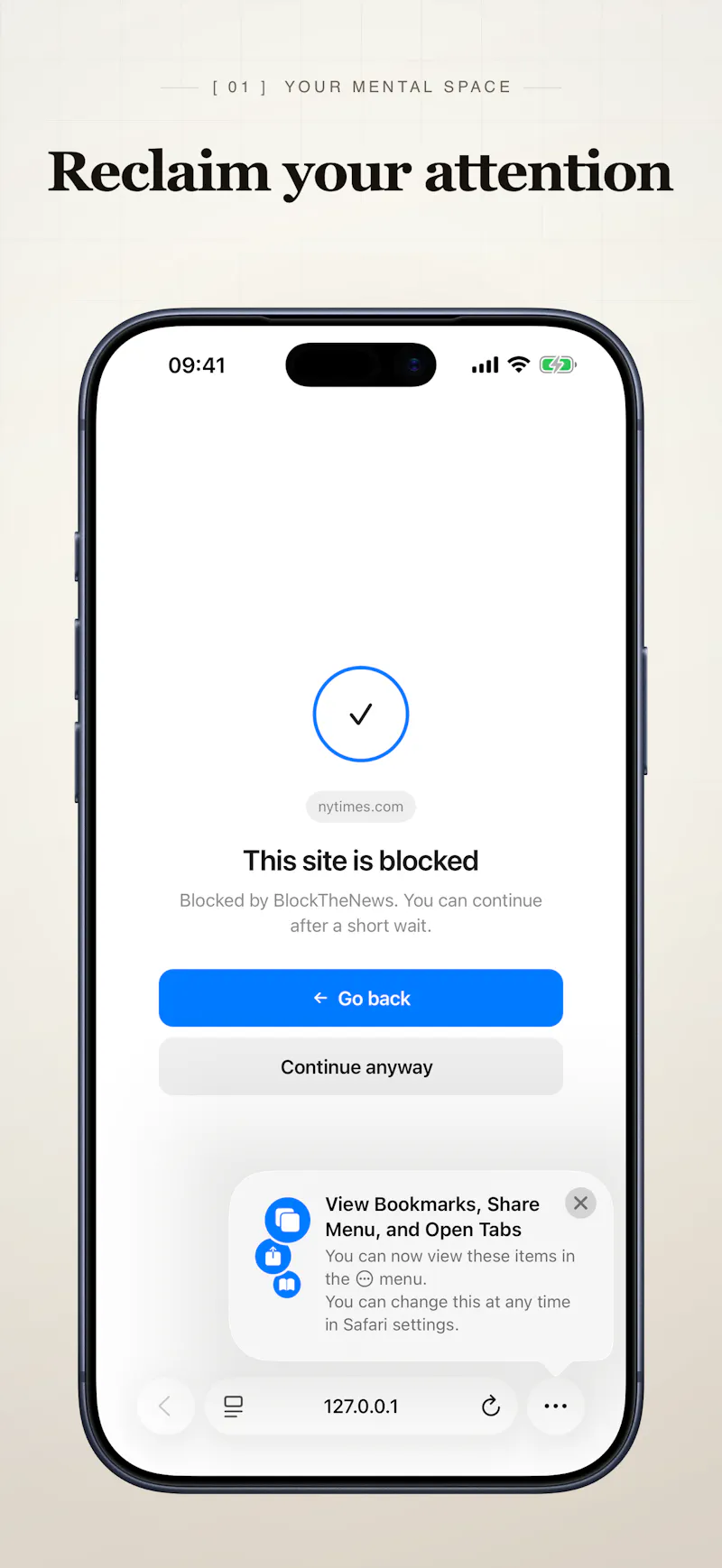 BlockTheNews screenshot 1