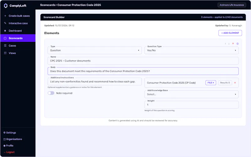 ComplyLoft Auditor screenshot 2
