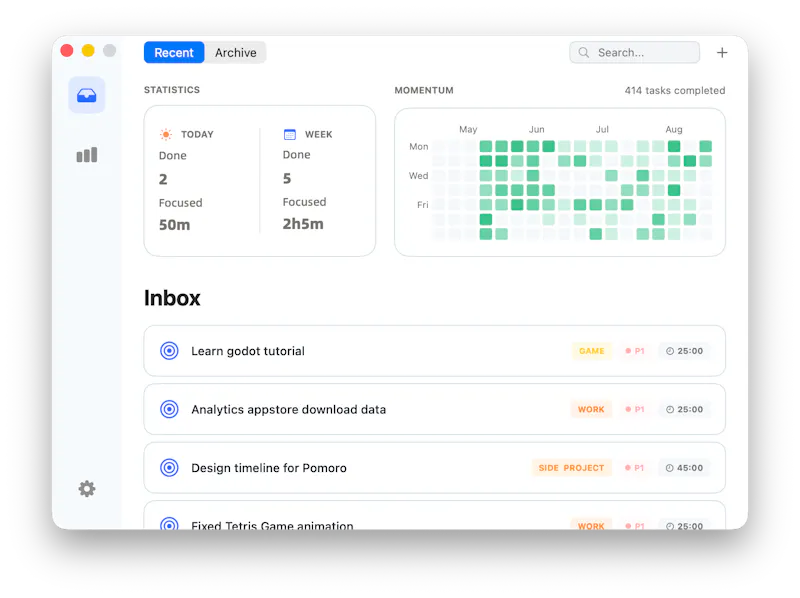 Pomoro screenshot 4