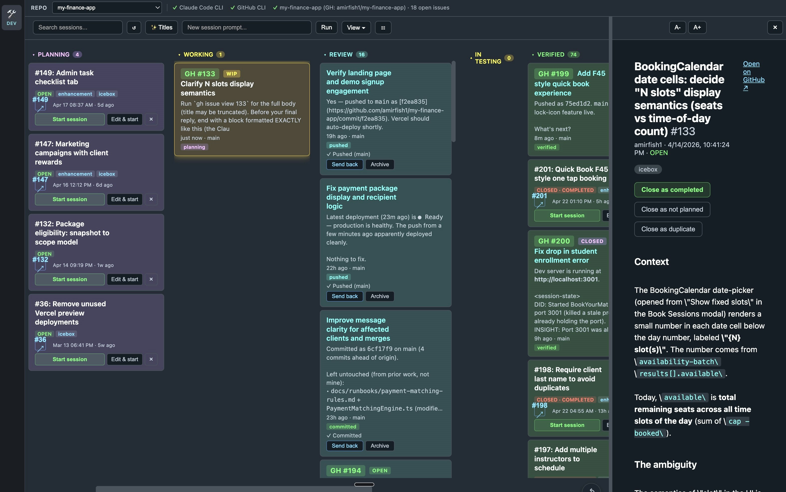 Command Center for Claude/Codex/Gemini gallery image