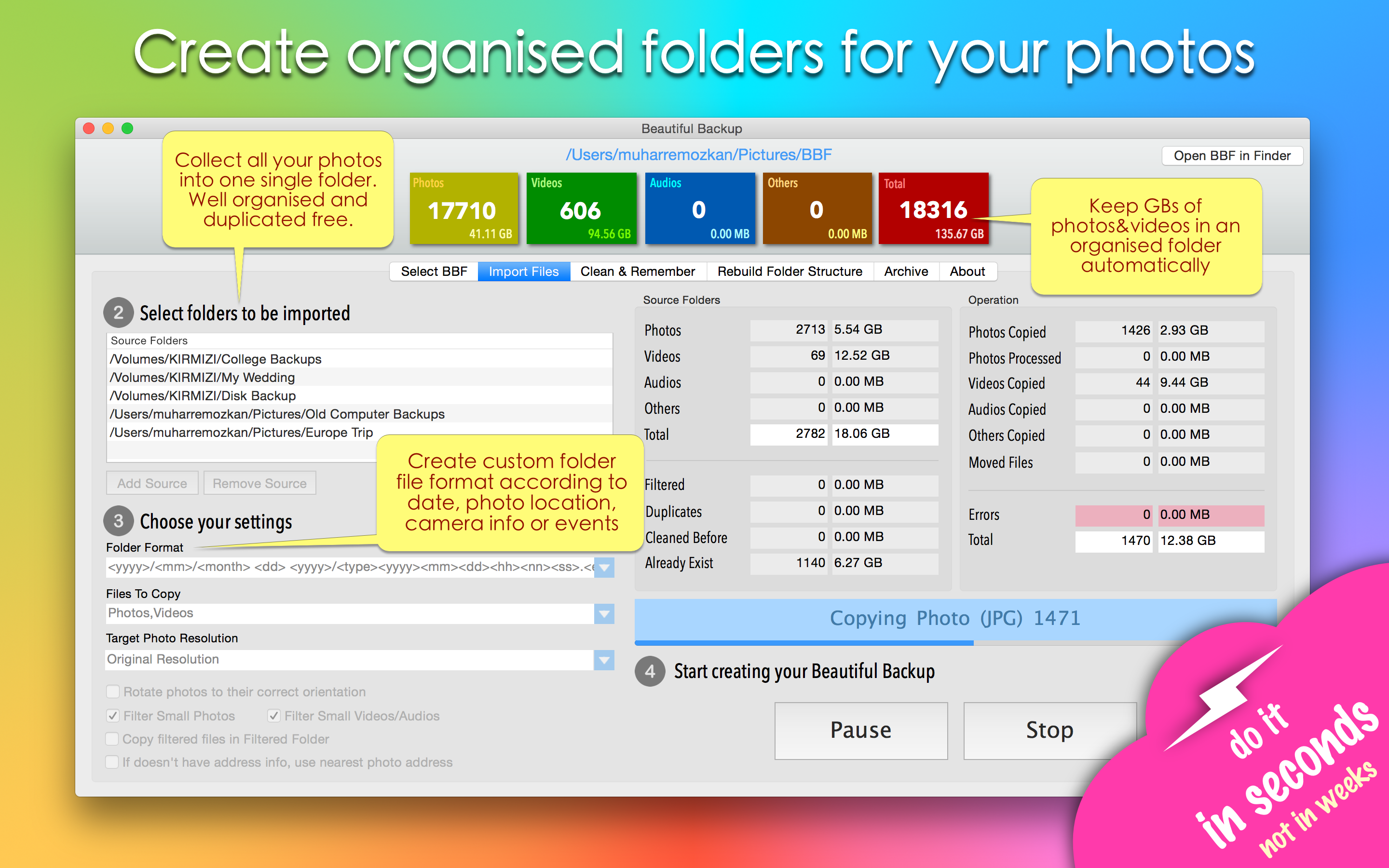 Beautiful Backup gallery image