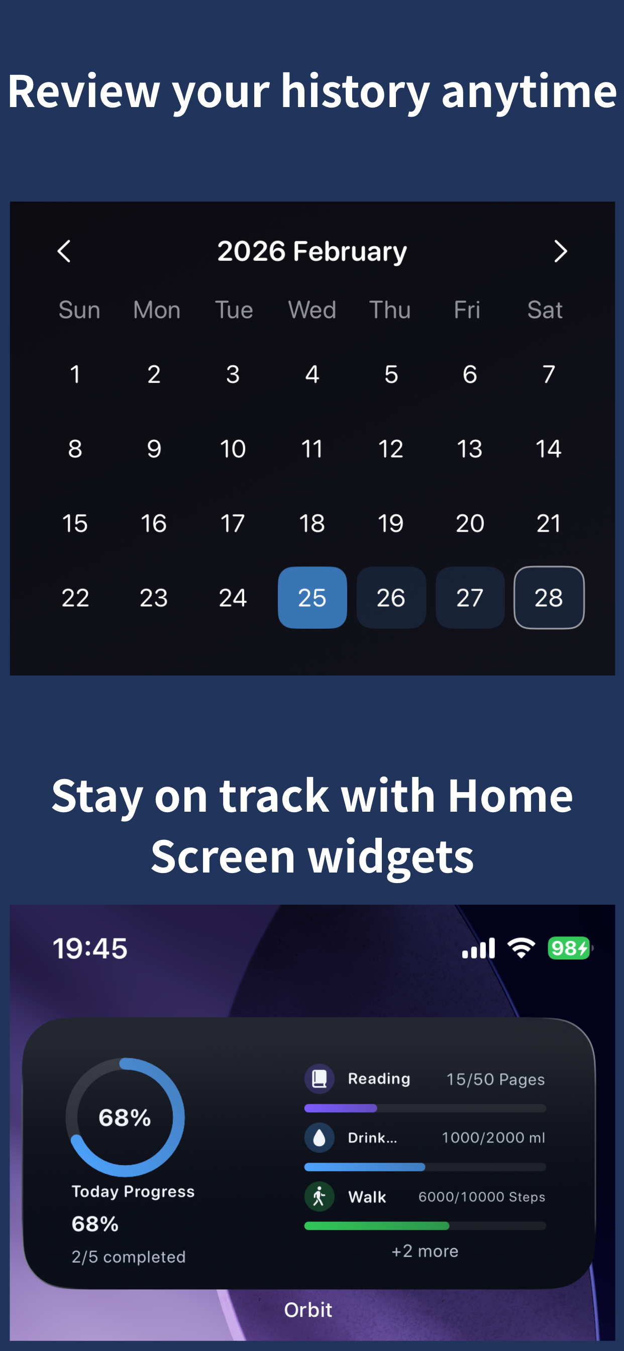 Orbit – Habit Tracker gallery image