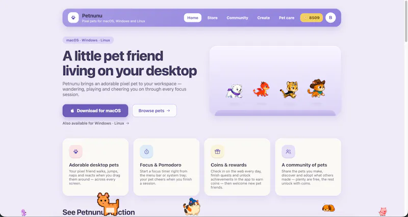 Petnunu Desktop screenshot 2