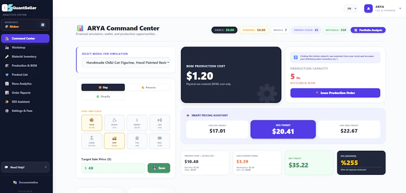 QuantSeller screenshot 2