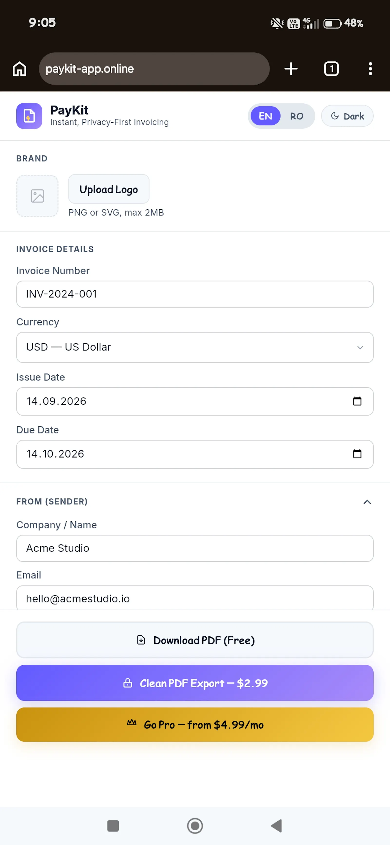 PayKit screenshot 1