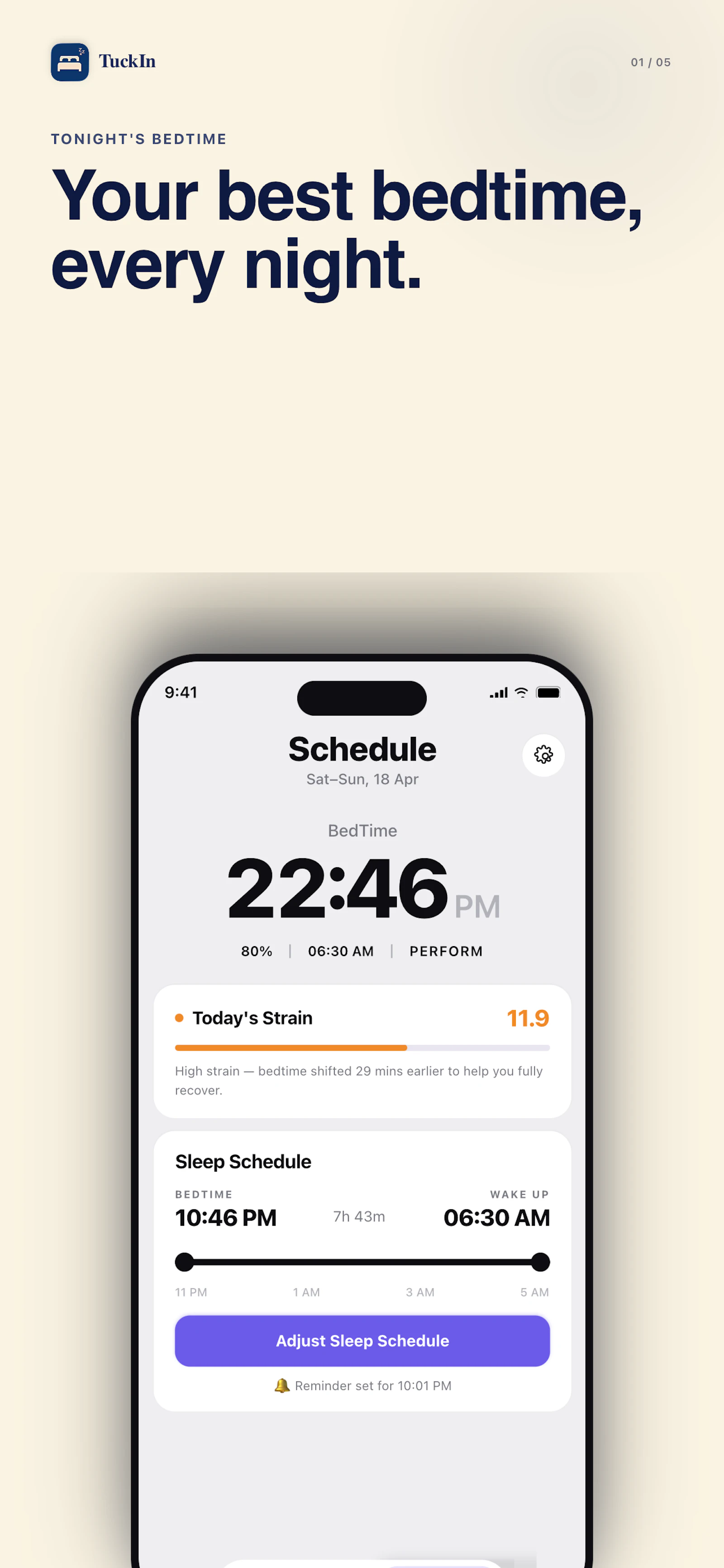 TuckIn screenshot 1