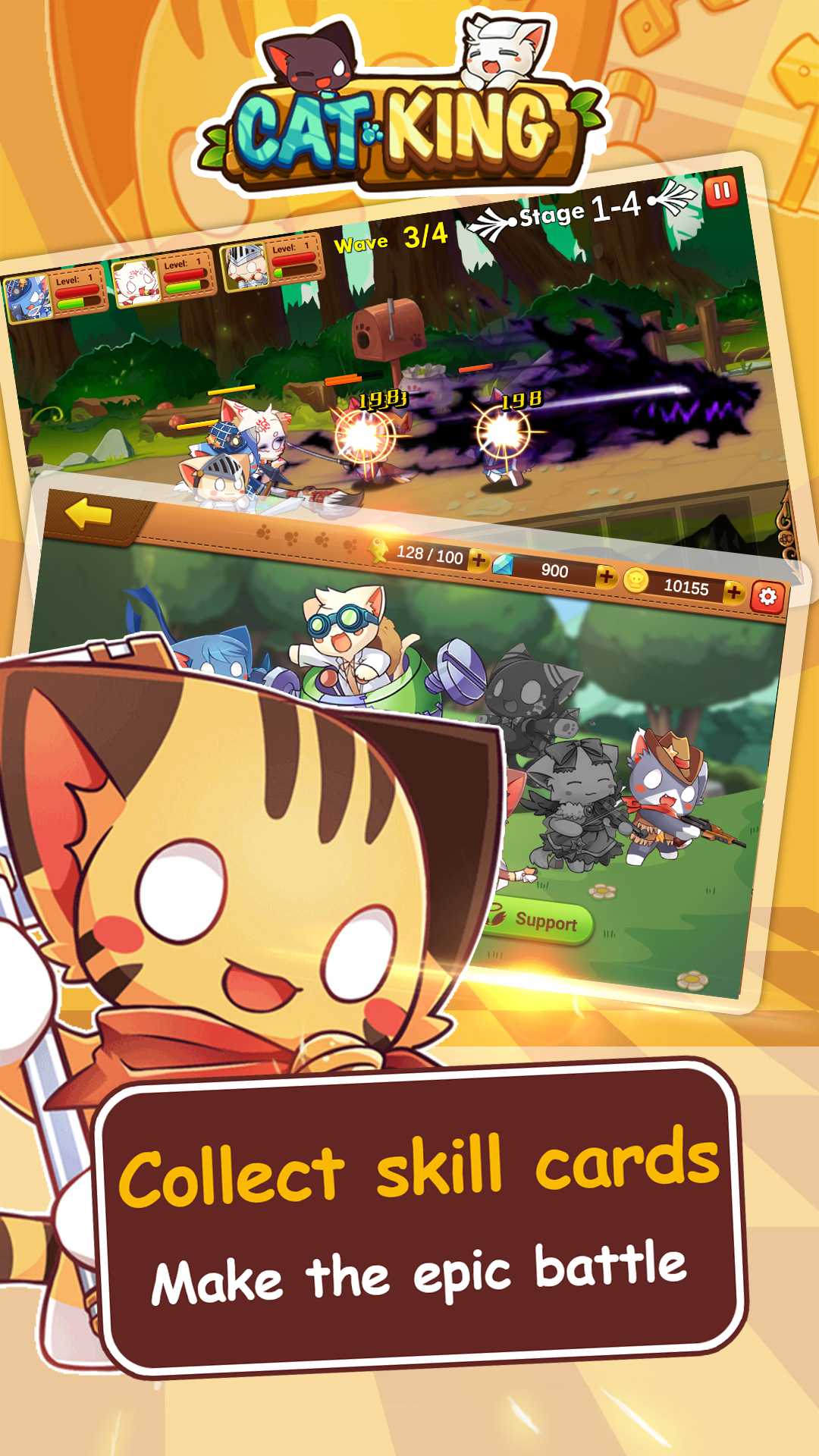 Cats King - Battle Dog Wars: RPG Summon gallery image