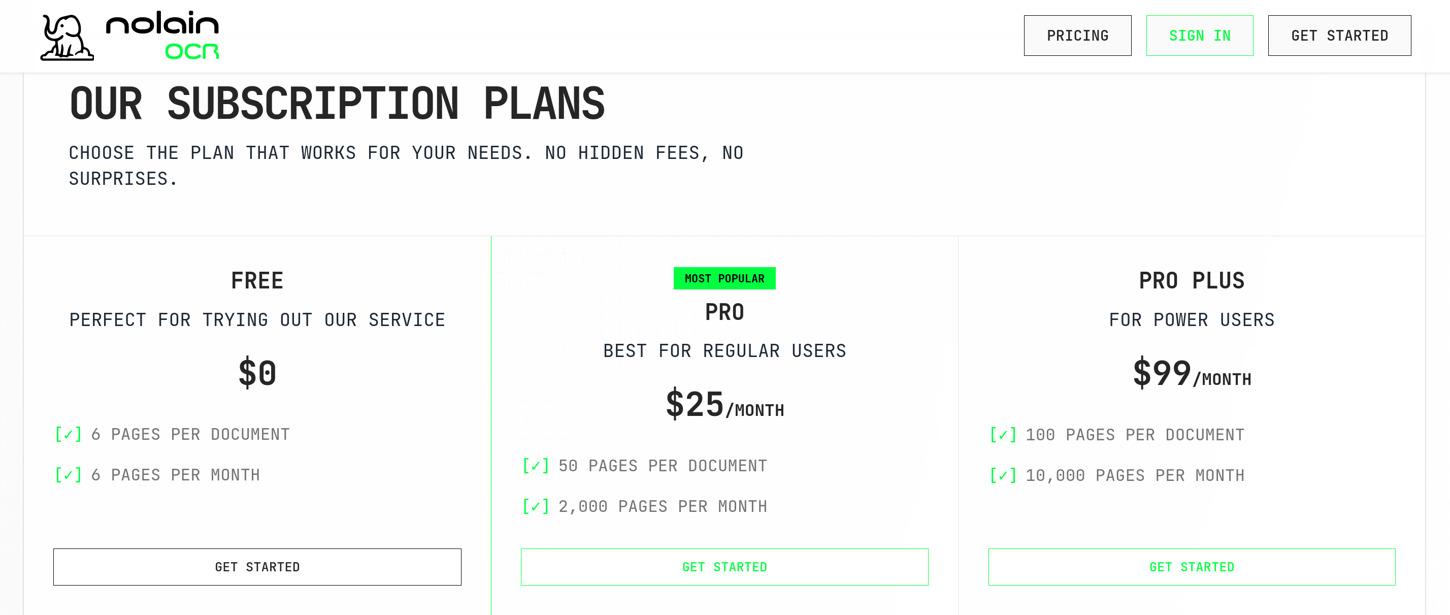 Nolain OCR - Screenshot 4 showing product features and functionality