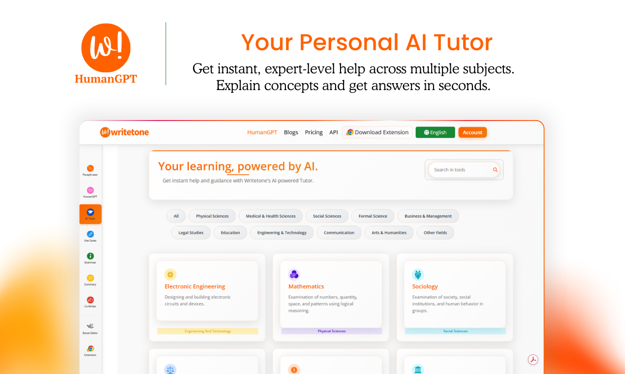 Writetone HumanGPT - Screenshot 4 showing product features and functionality