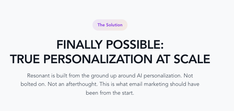 ResonantMail - Screenshot 3 showing product features and functionality