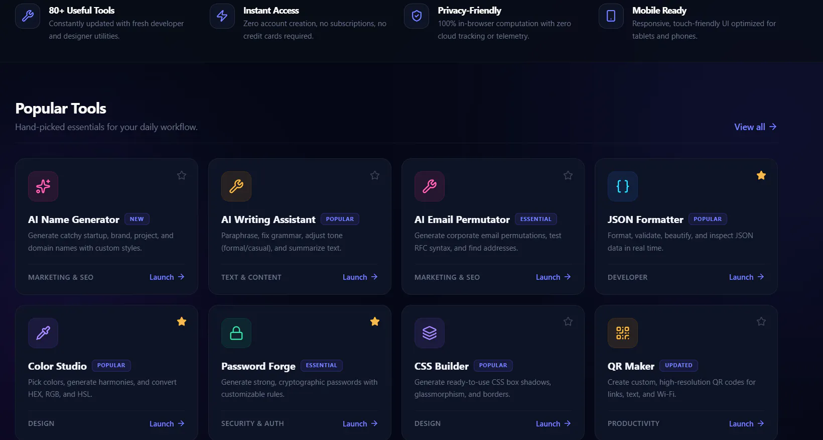 NexaForge Tools gallery image