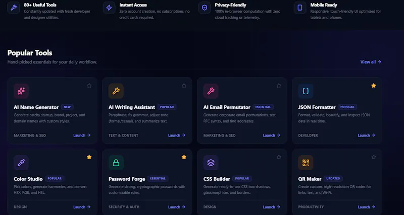 NexaForge Tools screenshot 2