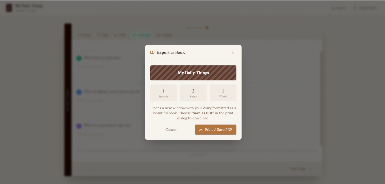 Digital Diary screenshot 5
