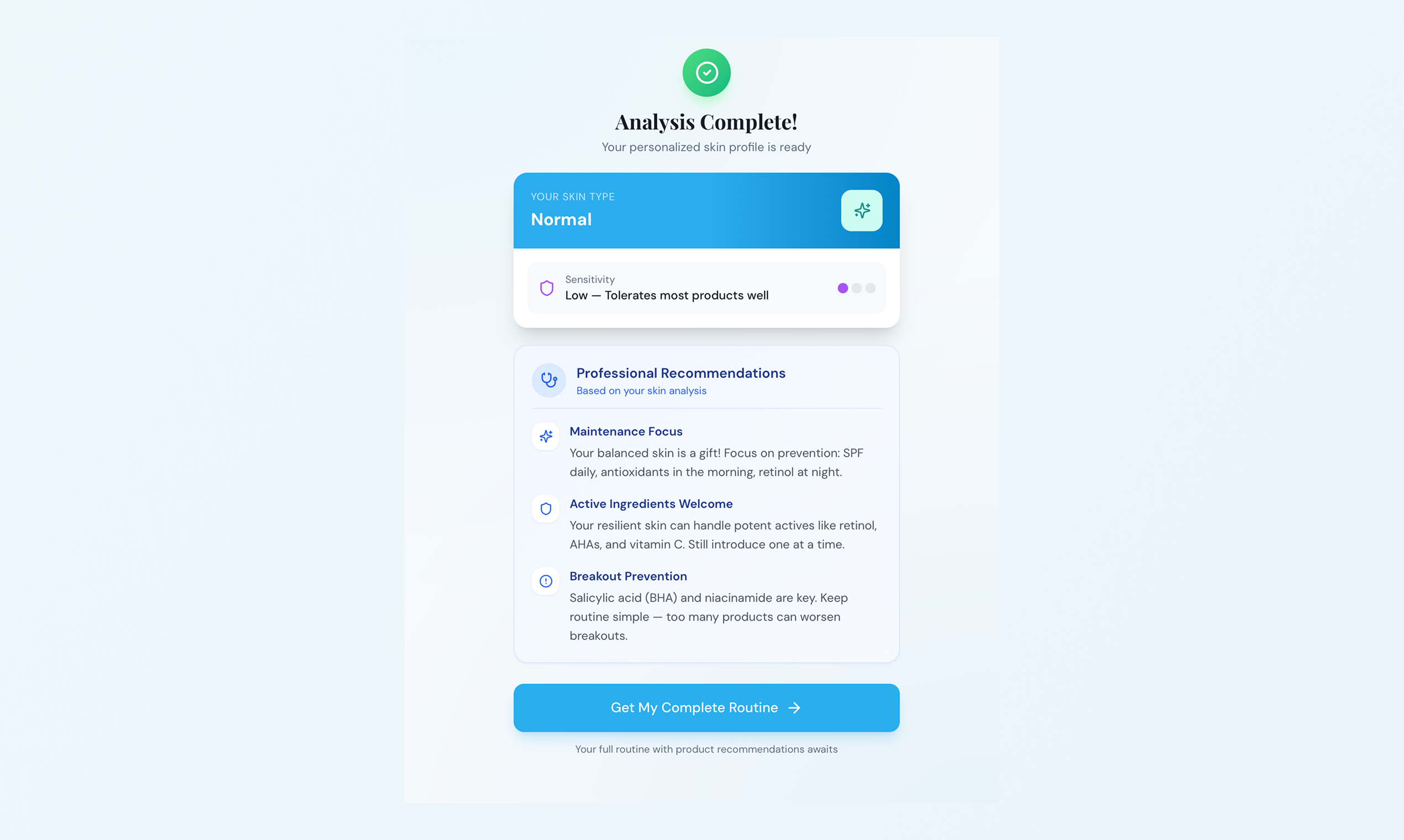 SkinFlow - Screenshot 4 showing product features and functionality