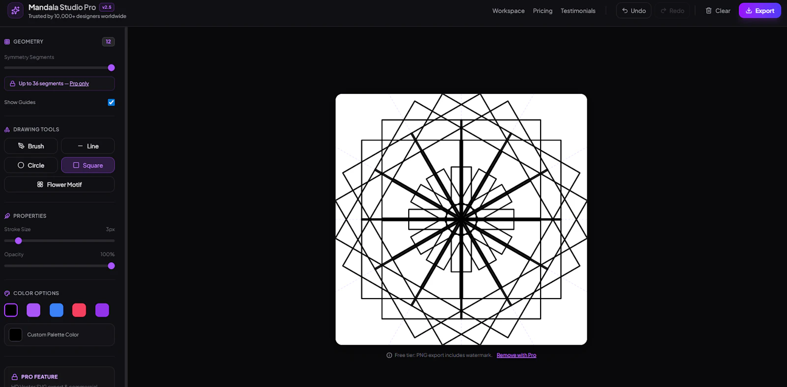 Mandala Studio Pro screenshot 1