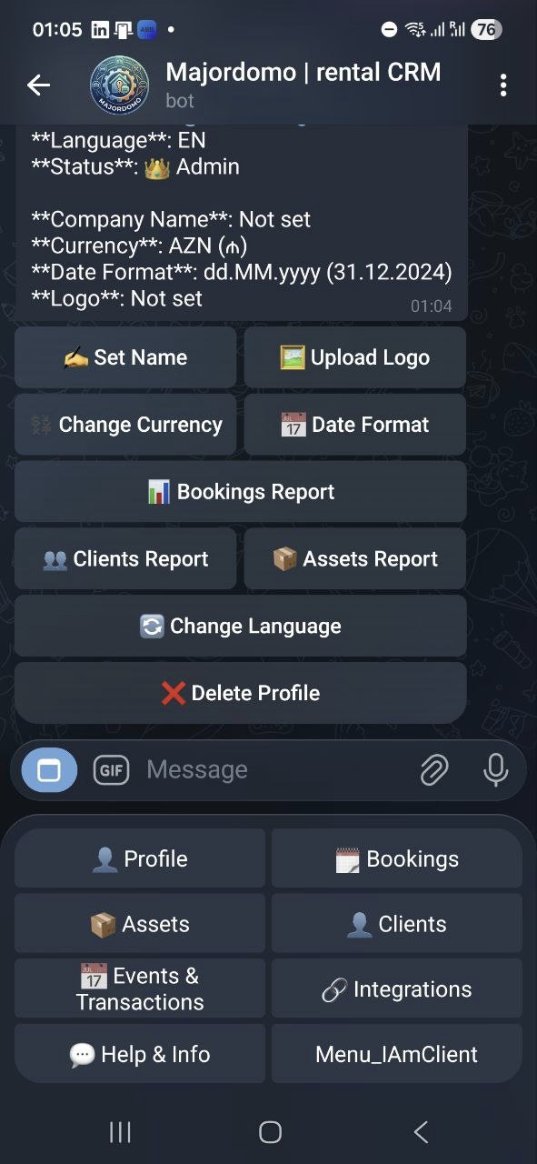 Majordomo - Screenshot 2 showing product features and functionality