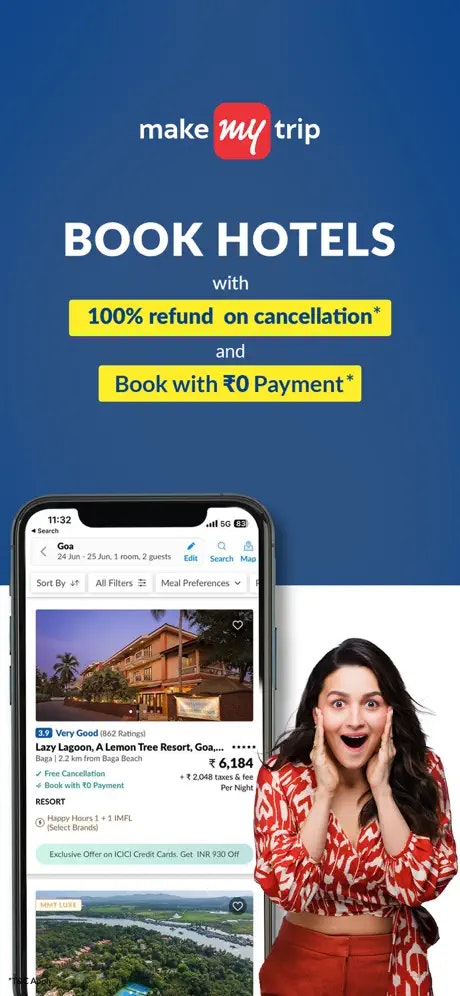 Makytrip - Küresel olarak uçuşlarda, otellerde ve tatillerde en iyi fırsatları alın medya 4