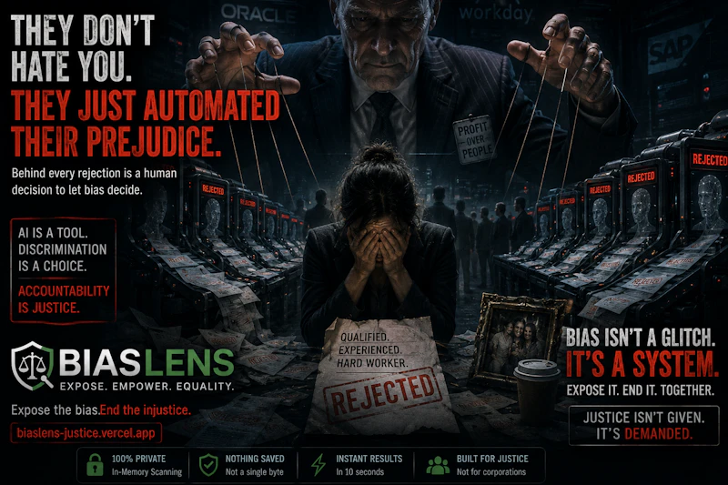 BiasLens. Who rejected you, AI or human? screenshot 1