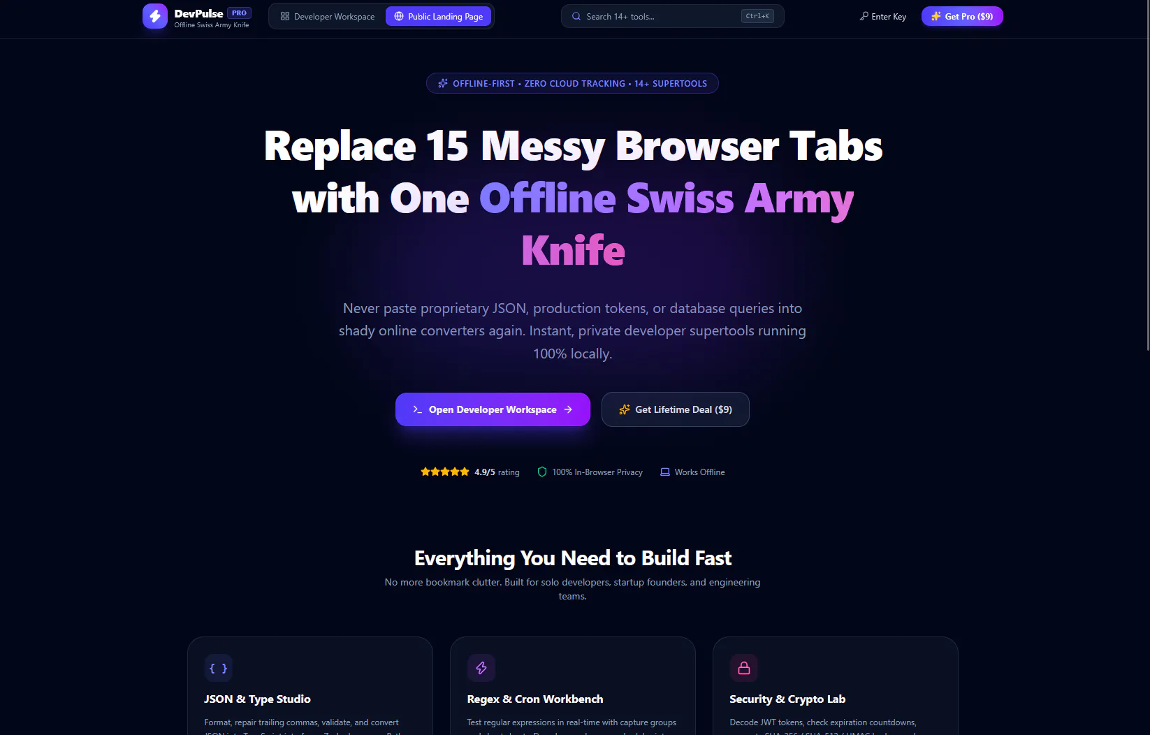 DevPulse Pro — Offline gallery image