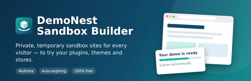 DemoNest Sandbox Builder screenshot 2