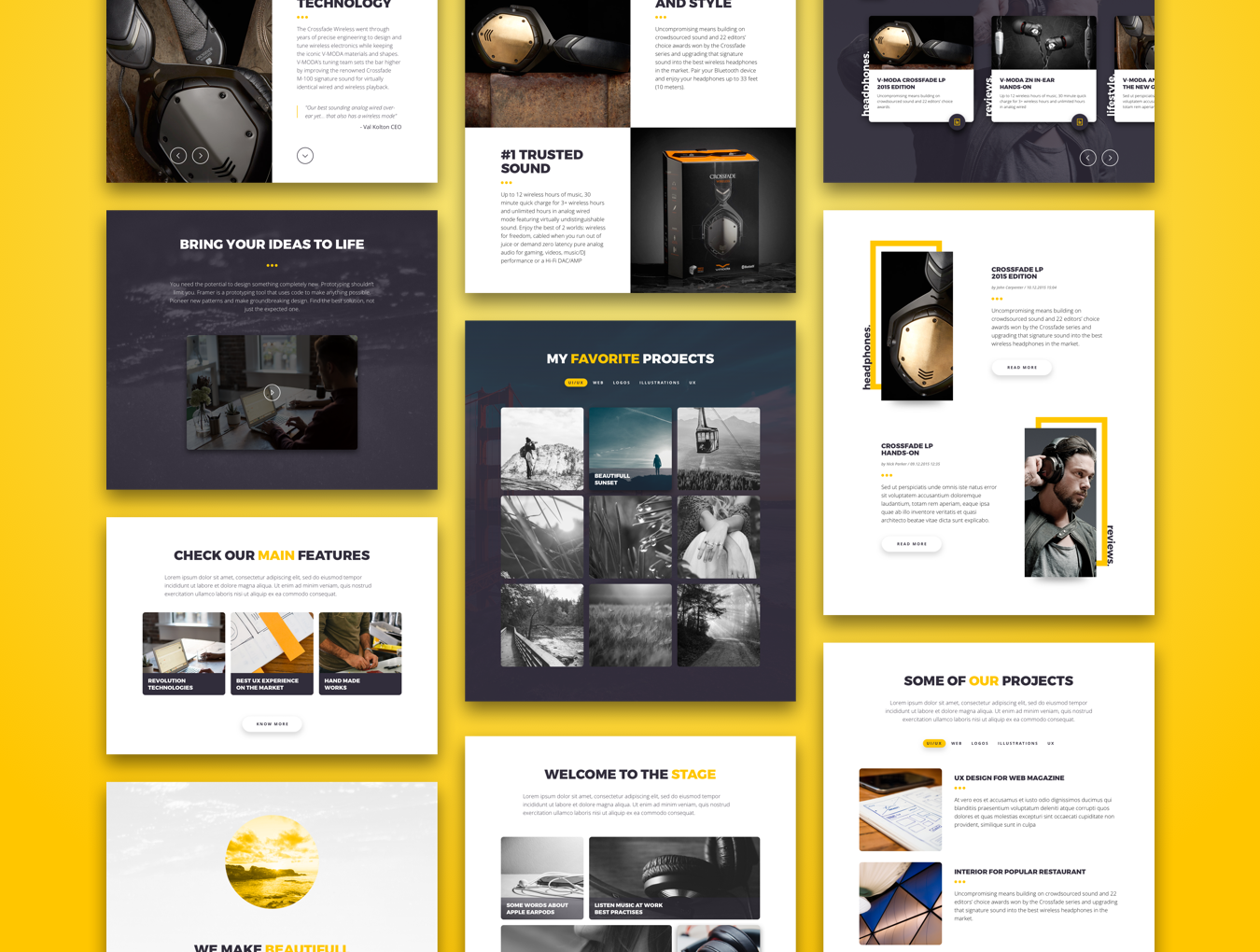 Splash UI Kit for Sketch gallery image